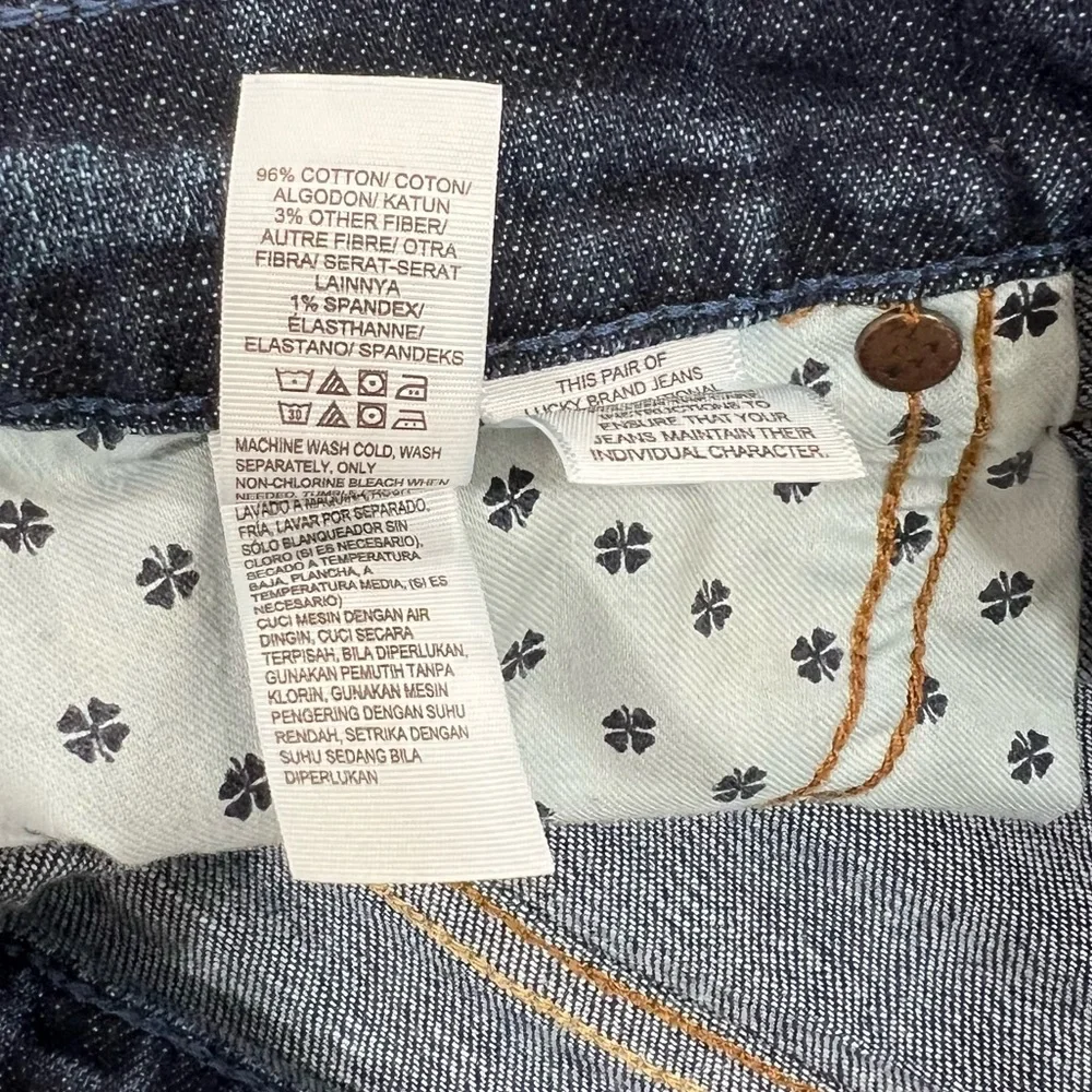 LUCKY BRAND Dark Indigo Denim Bermuda Shorts Size 8 - Picture 4 of 6